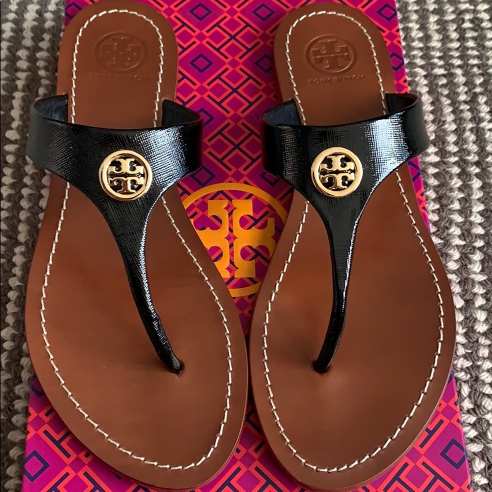 🆕 Authentic Tory Burch Cameron Thong Sandal - Picture 2 of 2